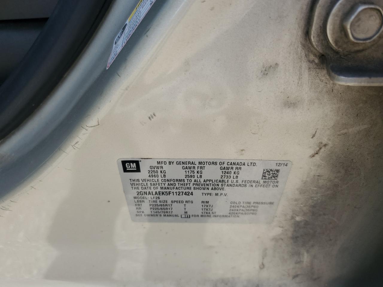 Chevrolet Equinox Ls Image 13