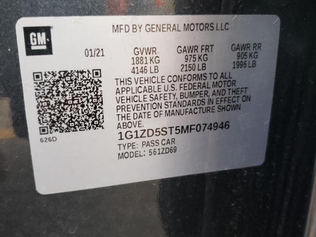 Chevrolet Malibu Lt Image 10