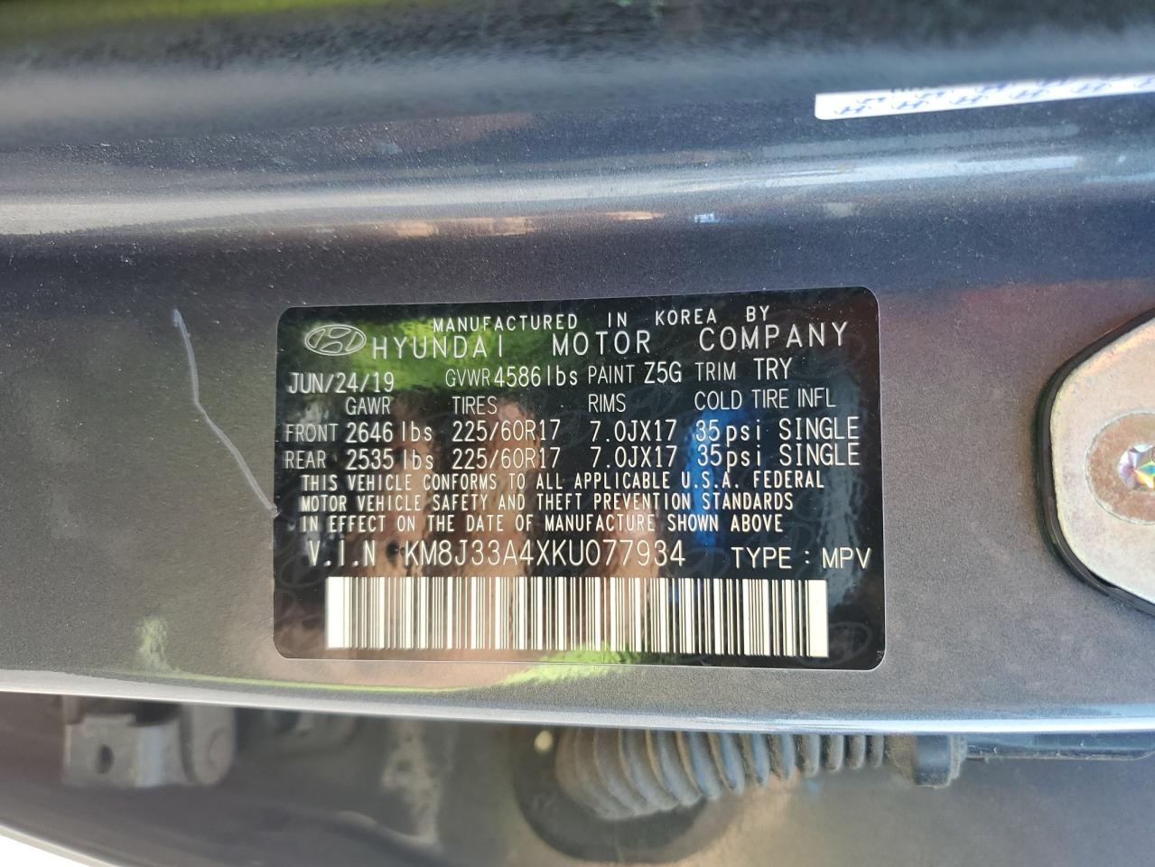 Hyundai TUCSON Limited Image 9