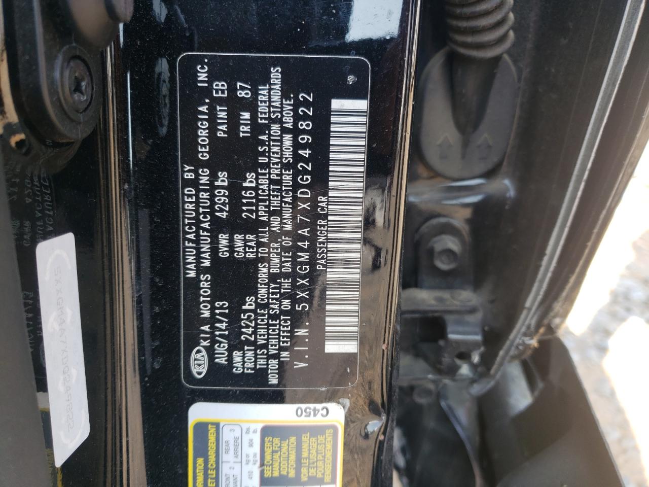 Kia Optima Lx Image 10