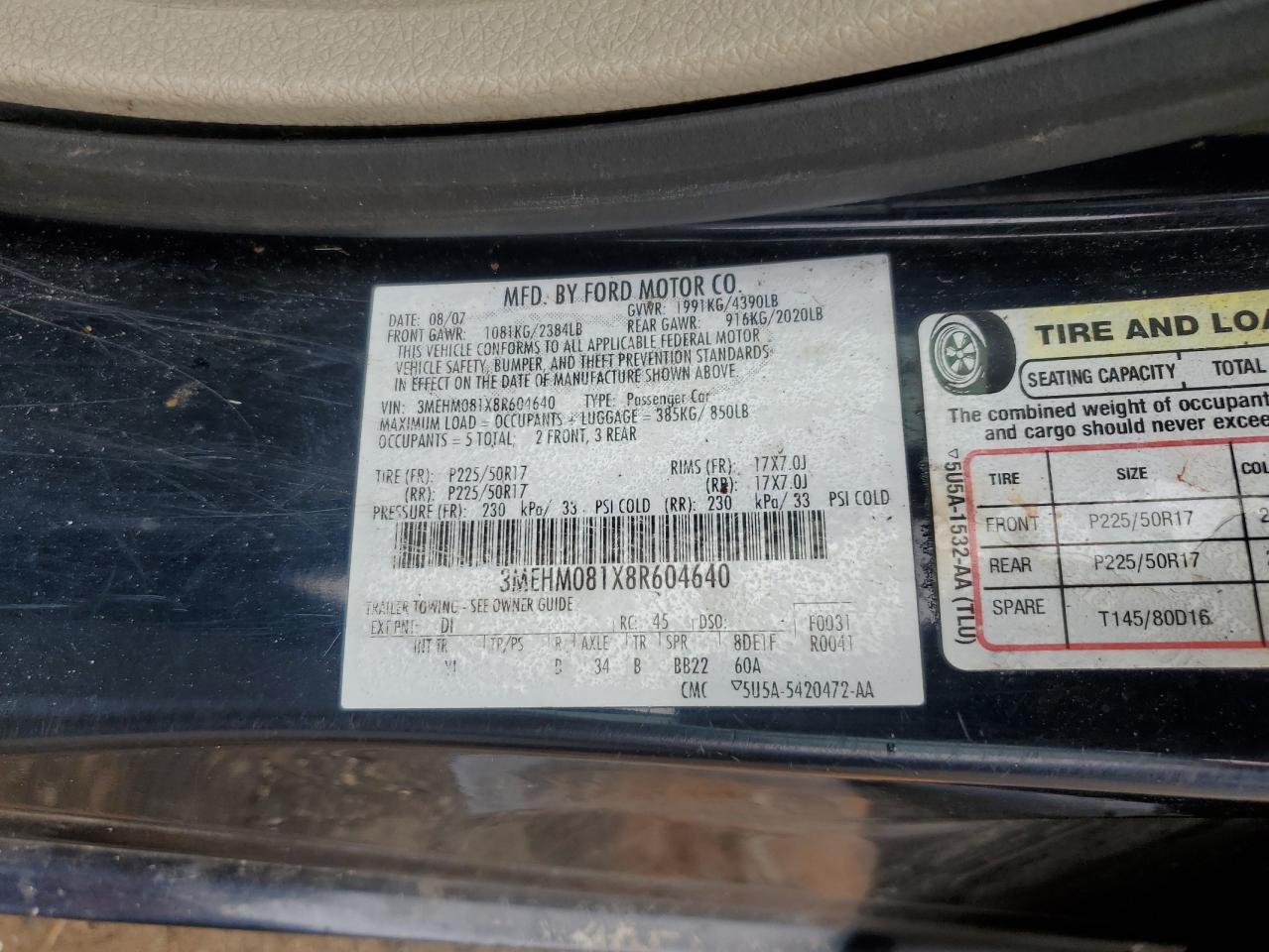 Mercury Milan Premier Image 12