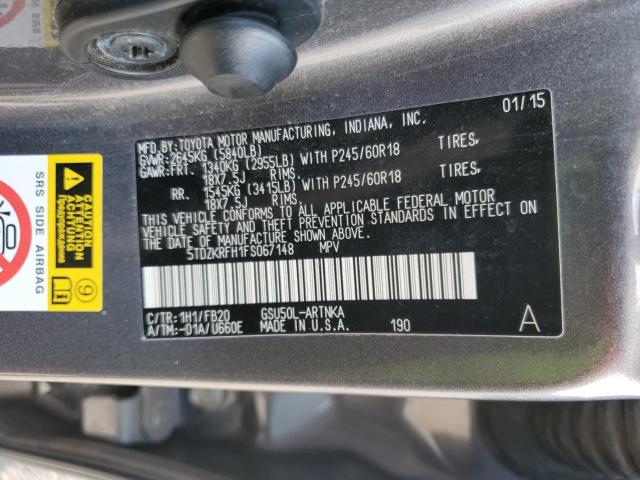 Toyota Highlander Le Image 9