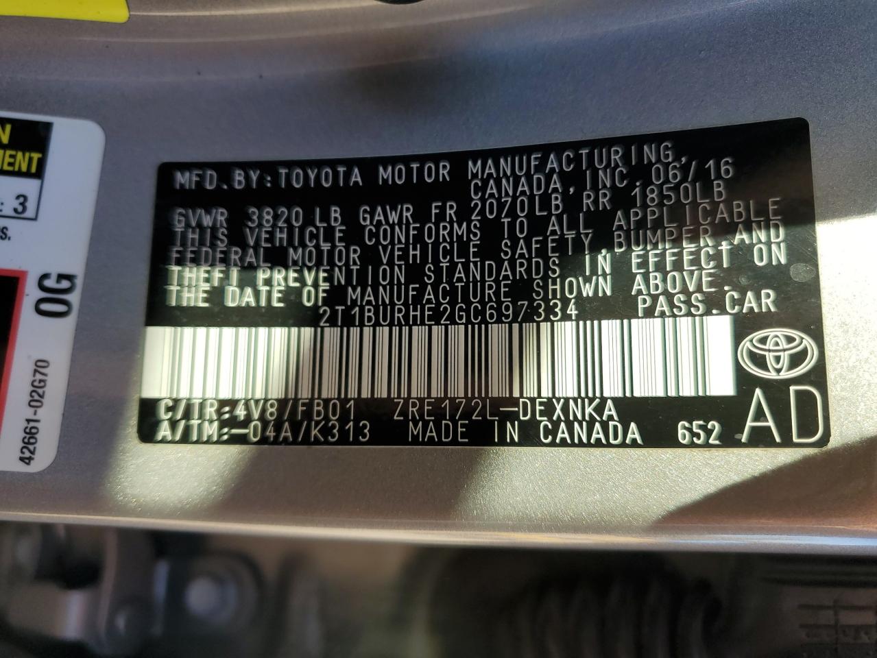 Toyota Corolla L Image 11