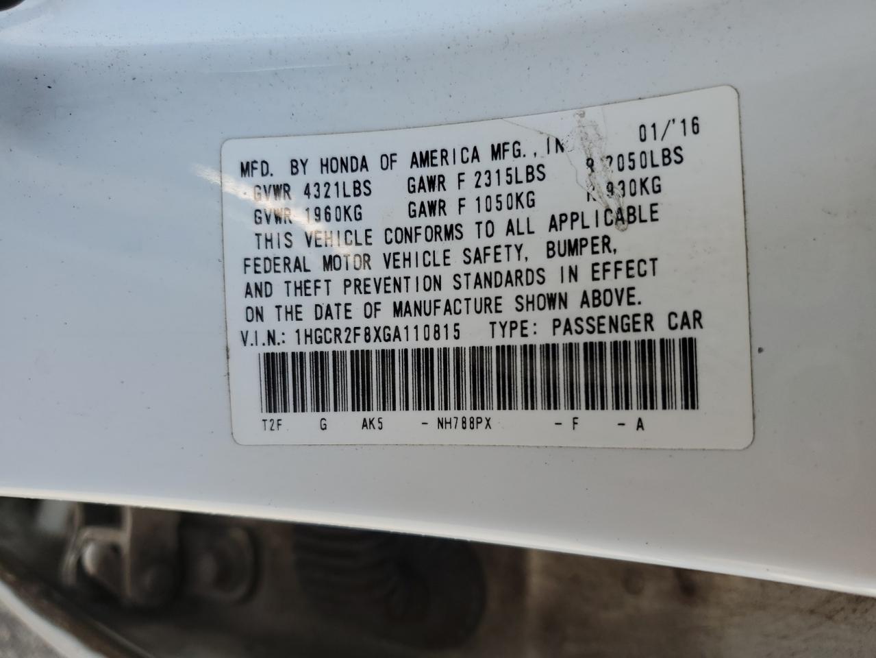 Honda Accord Exl Image 3