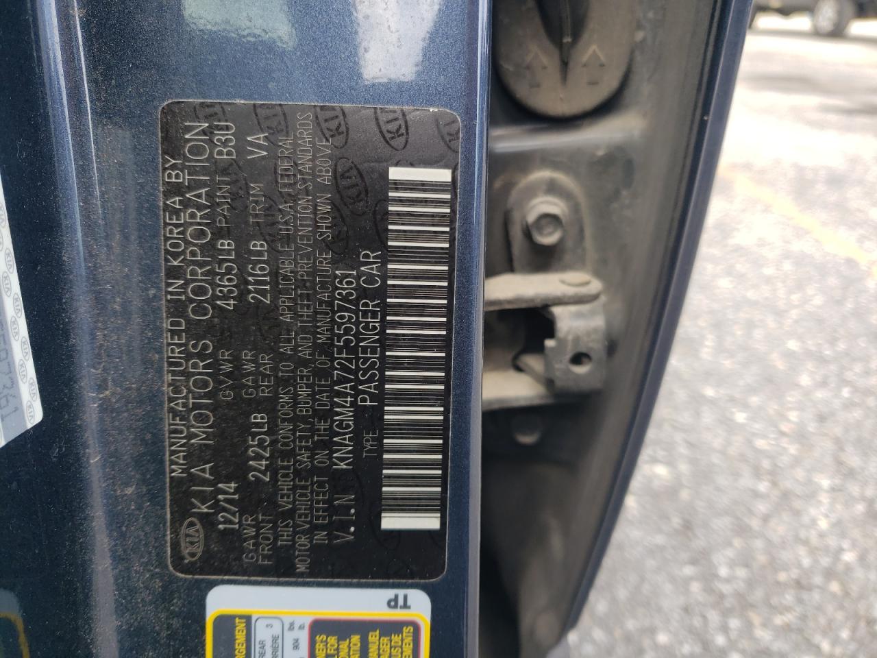 Kia Optima Lx Image 8