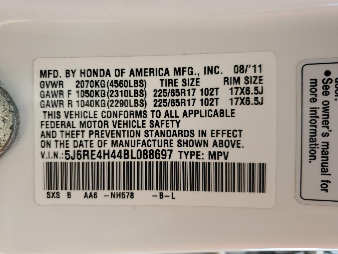 Honda Crv Se Image 10