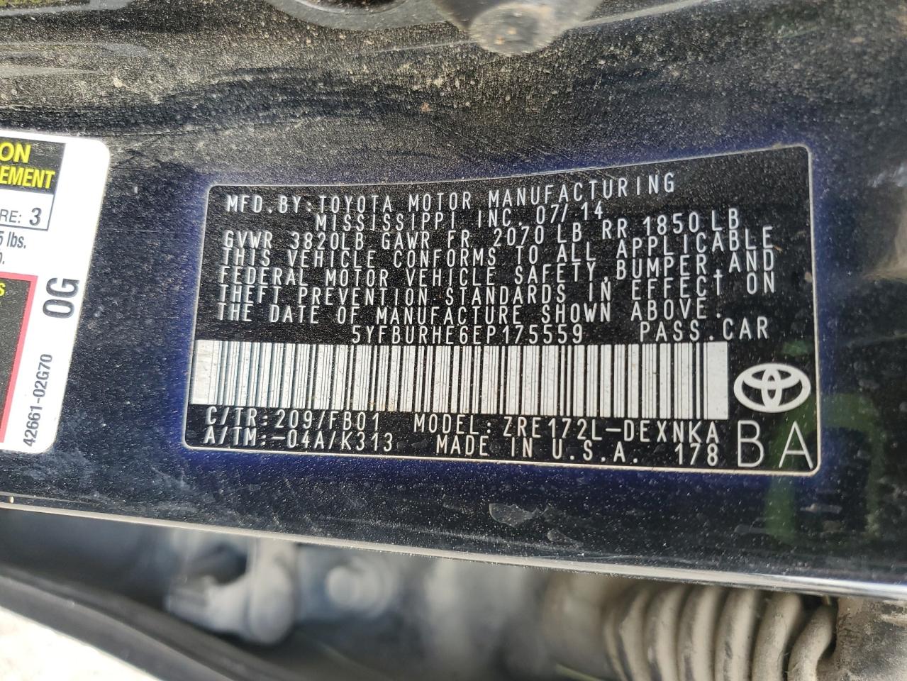 Toyota Corolla L Image 2