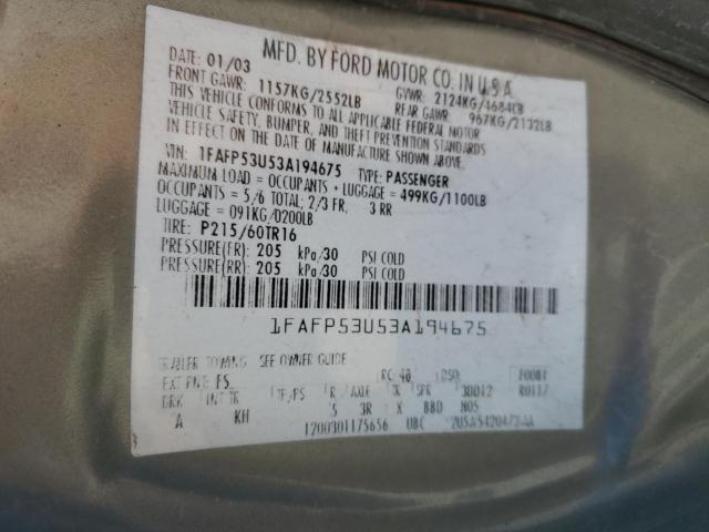 Ford Taurus Se Image 9