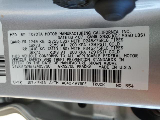 Toyota Tacoma Double Cab Prerunner Long Bed Image 12