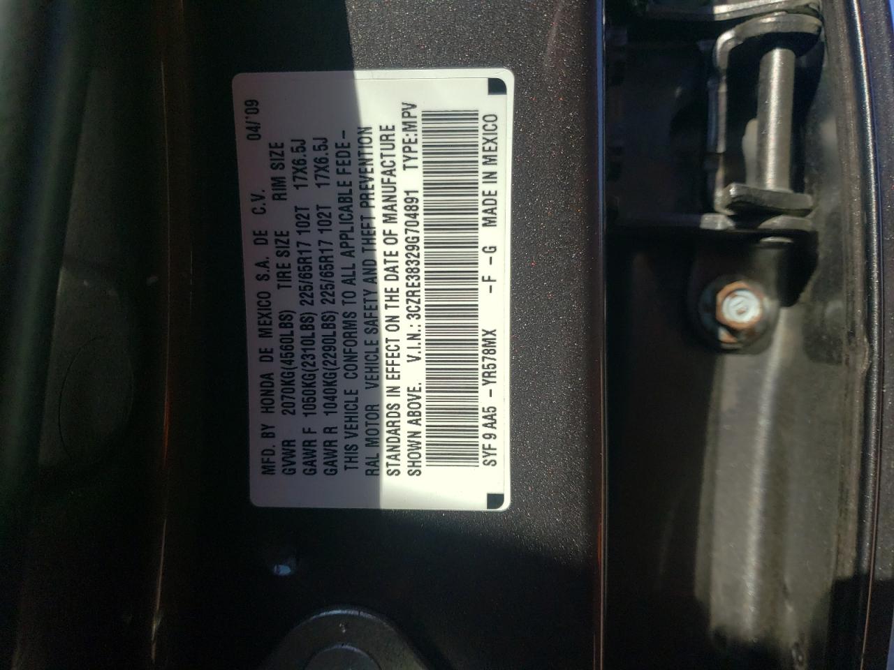 Honda Crv Lx Image 13