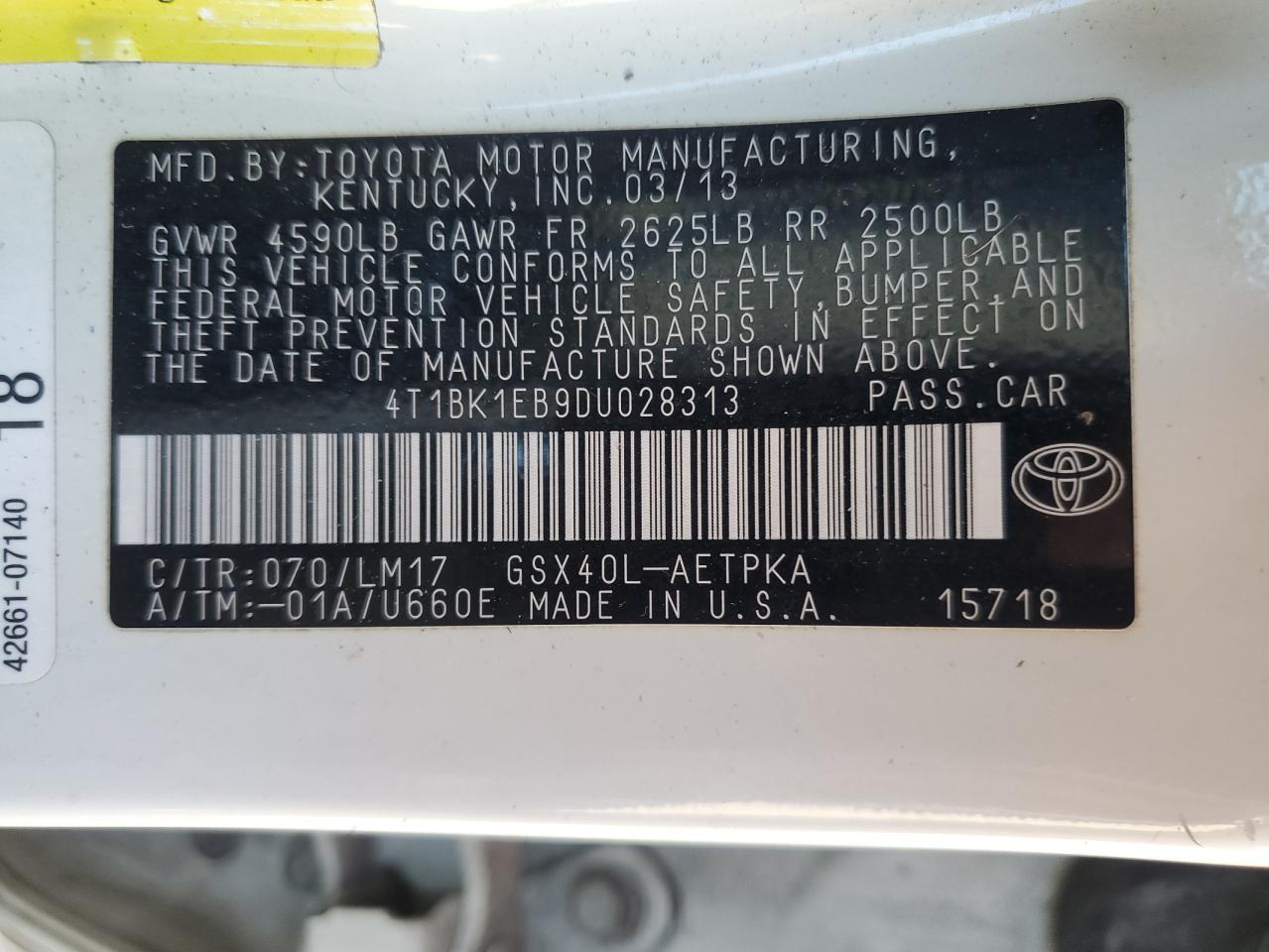 Toyota Avalon Base Image 11