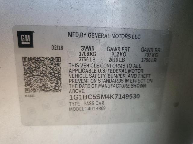 Chevrolet Cruze Ls Image 12