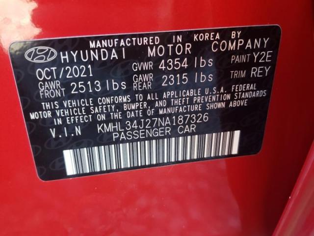 Hyundai SONATA Limited Image 12