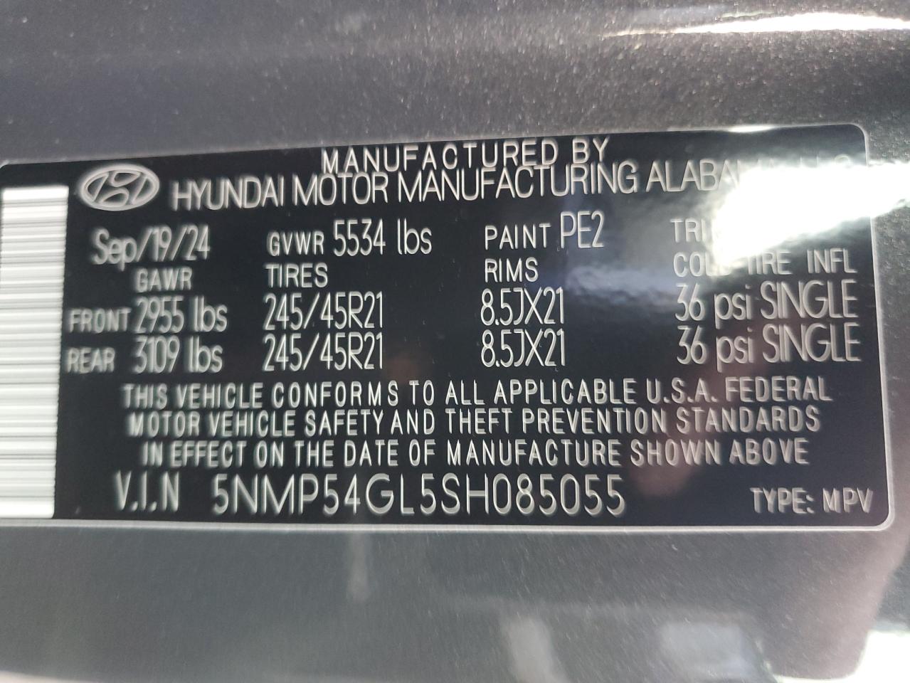 Hyundai SANTA FE Calligraphy Image 13