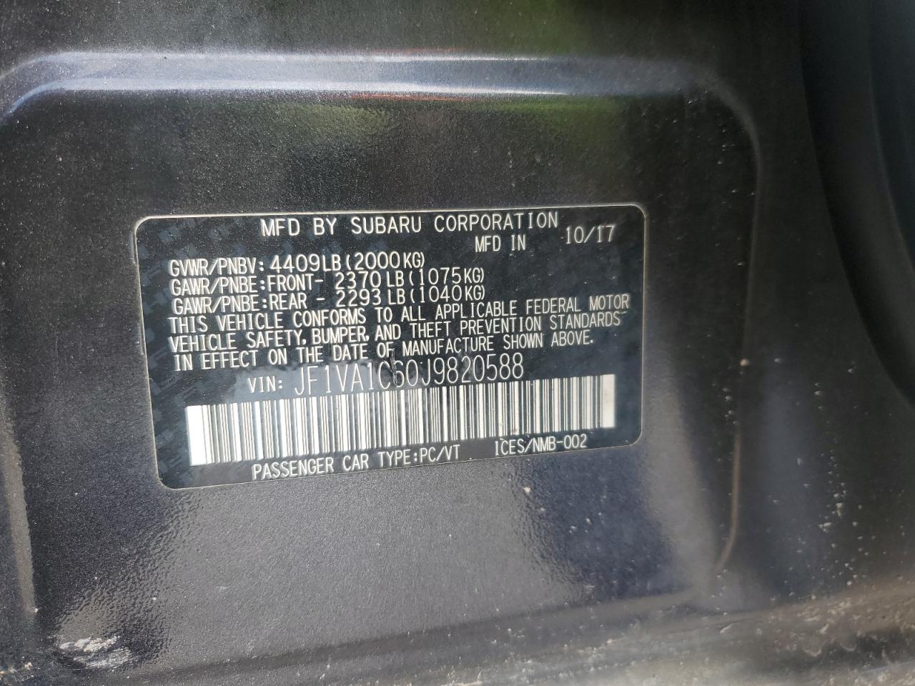 Subaru WRX Premium Image 4