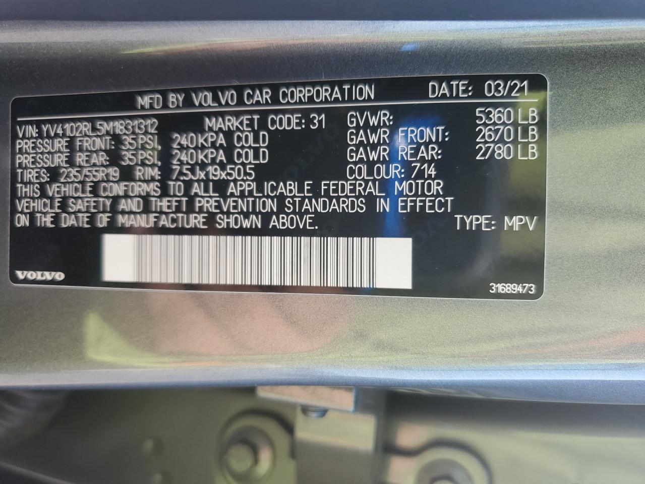 Volvo XC60 T5 Inscription Image 6