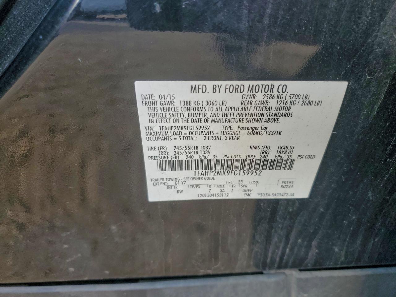 Ford Taurus Police Interceptor Image 8