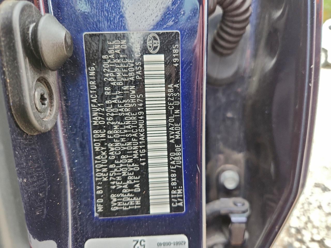 Toyota Camry Se Image 7