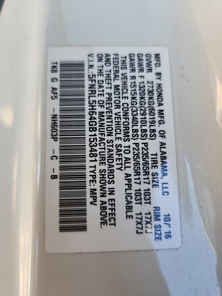 Honda Odyssey Exl Image 13