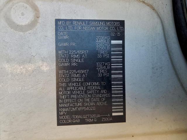 Nissan Rogue S Image 9