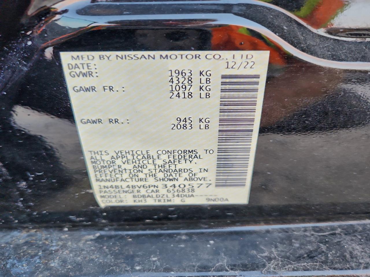 Nissan Altima S Image 13