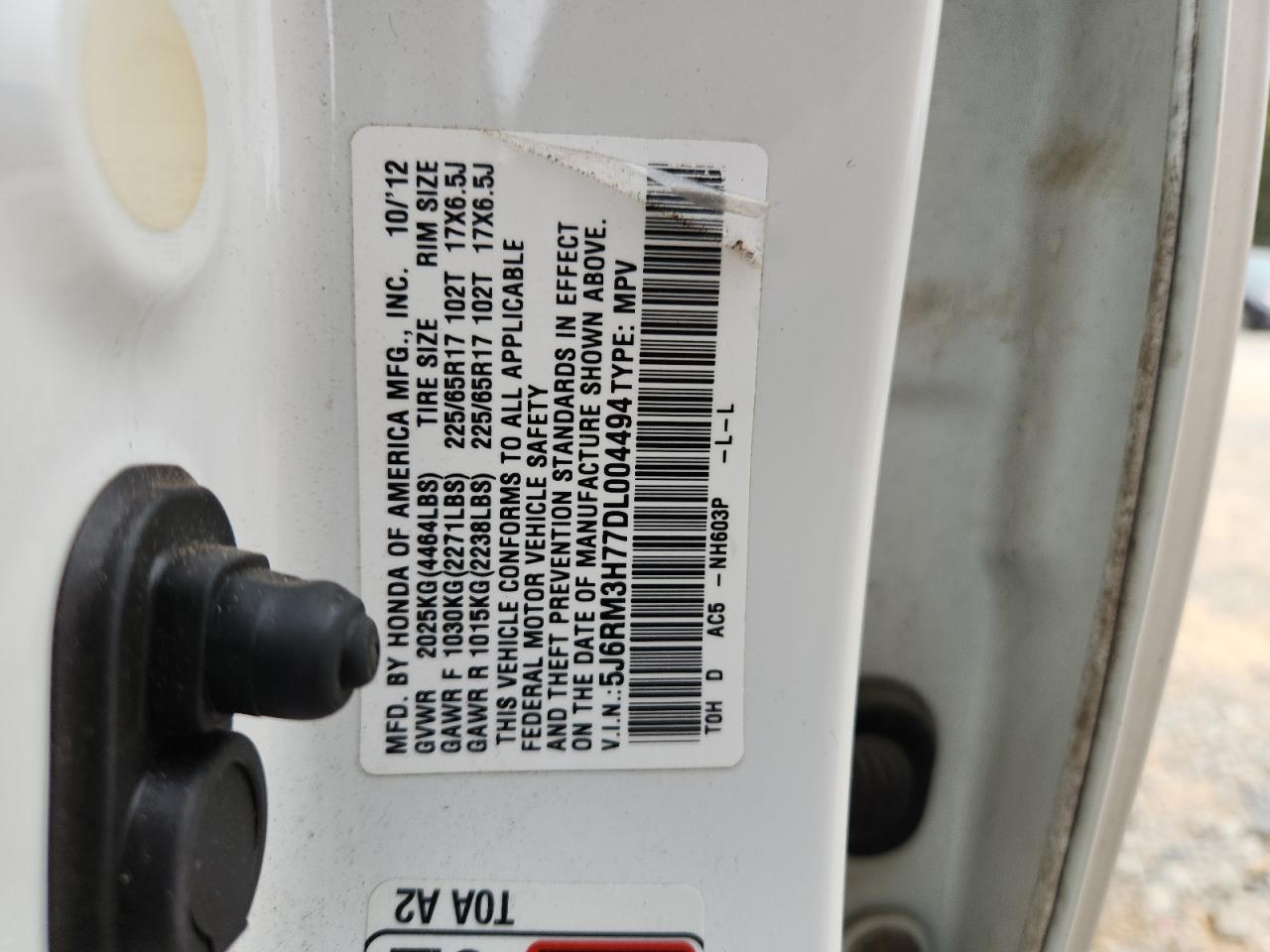 Honda Crv Exl Image 9