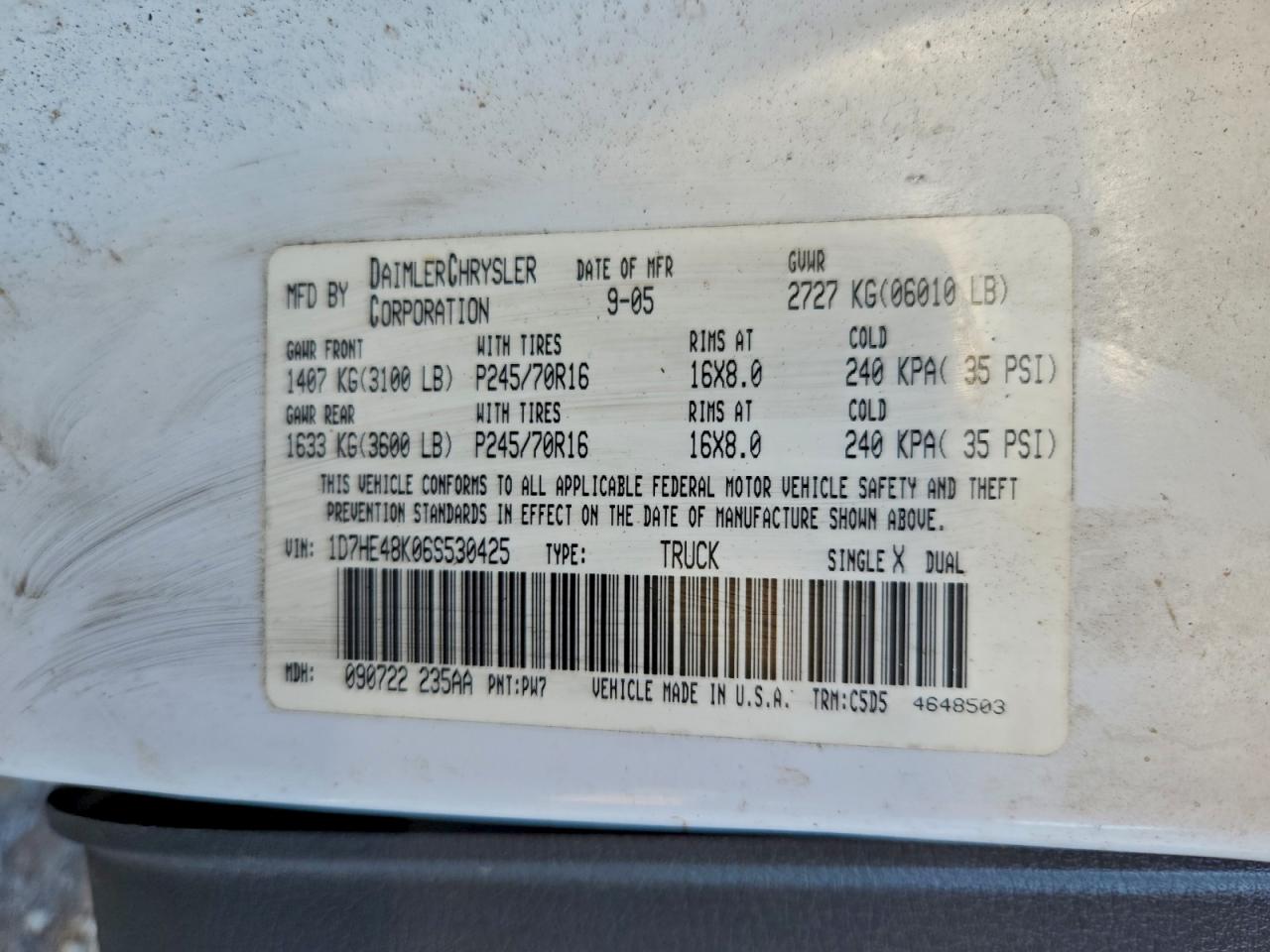 Dodge Dakota Quad Slt Image 2