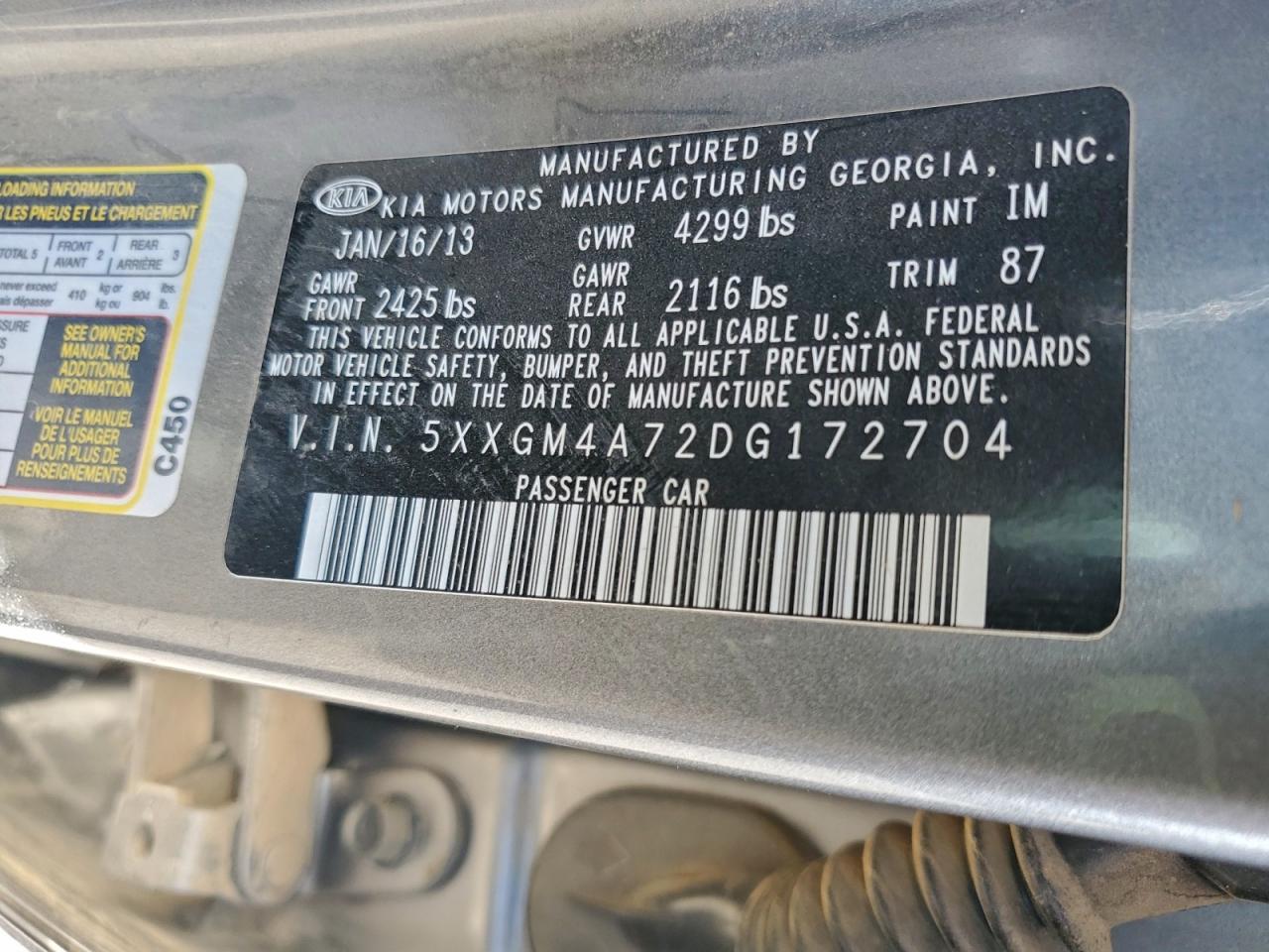 Kia Optima Lx Image 10