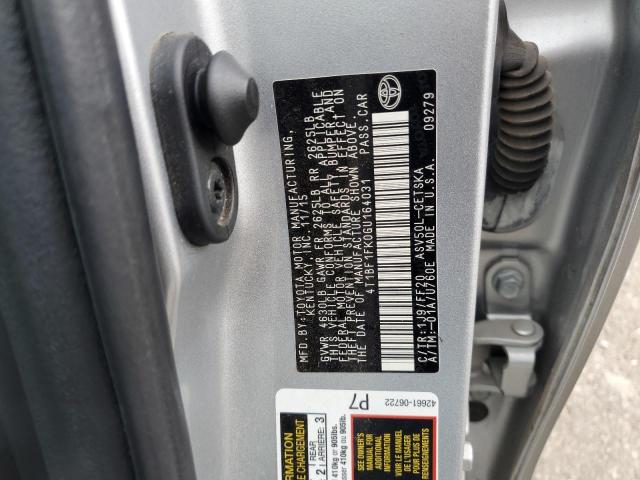 Toyota Camry Le Image 12