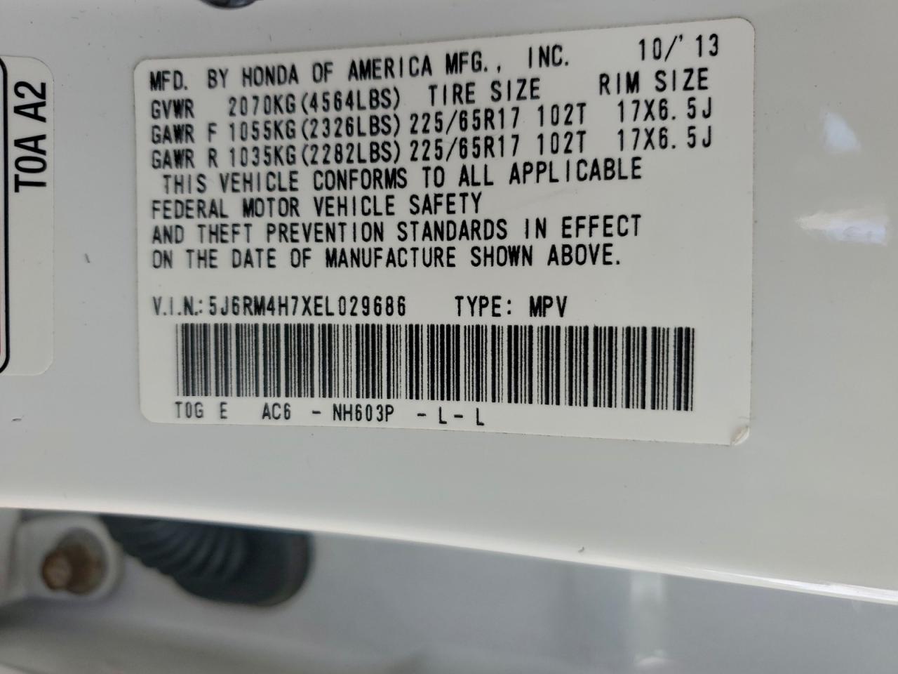 Honda Crv Exl Image 12