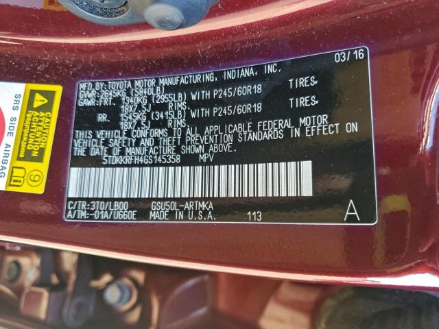 Toyota Highlander Xle Image 12