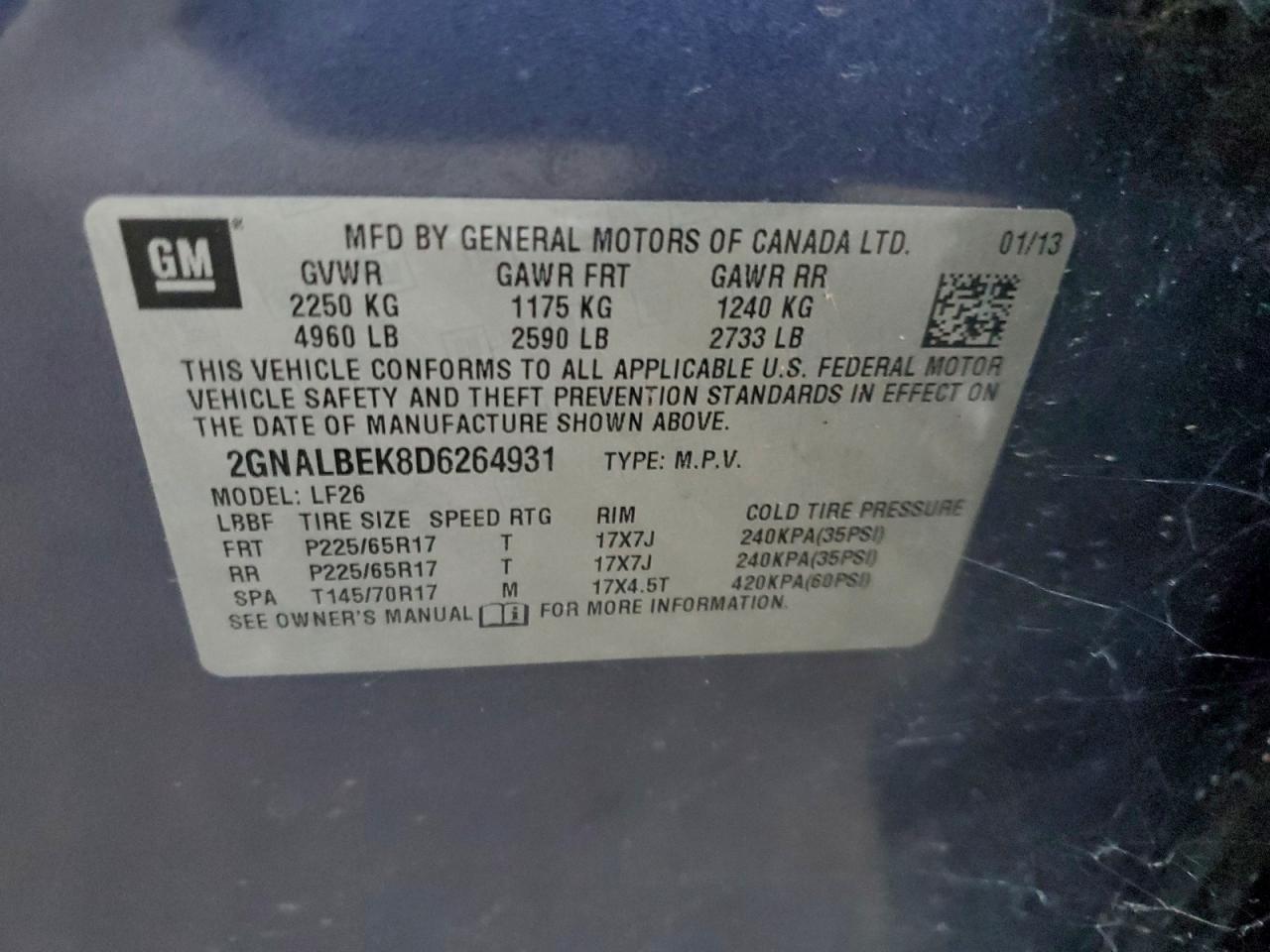 Chevrolet Equinox Ls Image 13