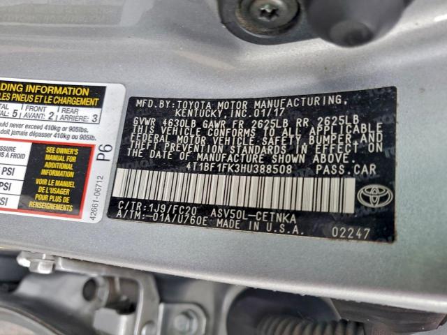 Toyota Camry Le Image 5