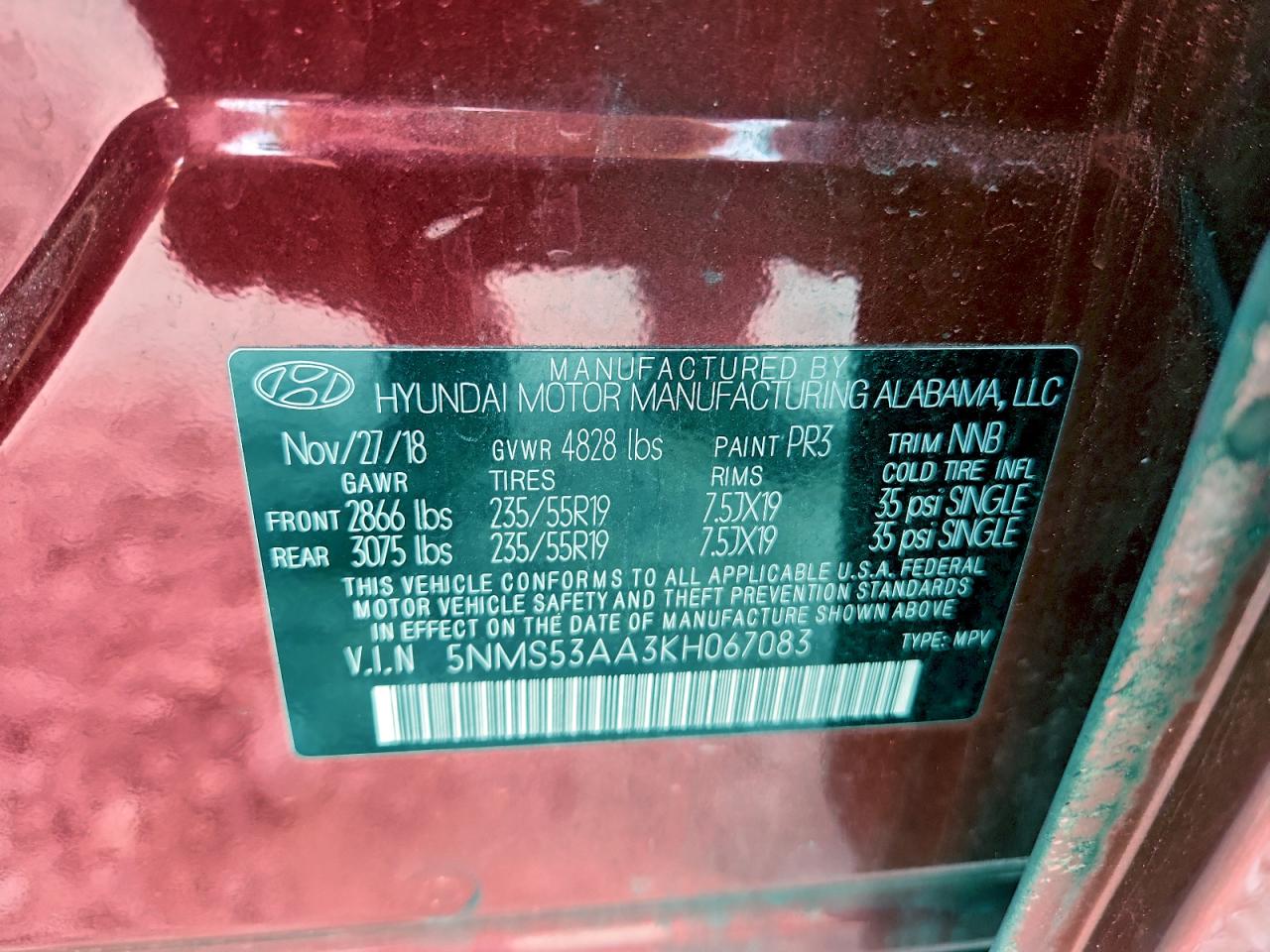 Hyundai SANTA FE Limited Image 10