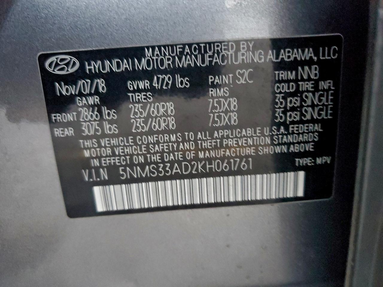 Hyundai SANTA FE Sel Image 11