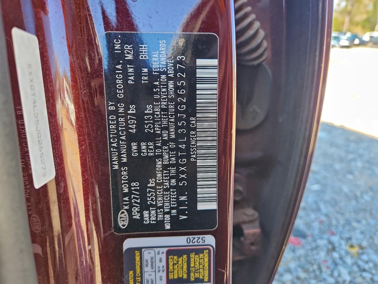 Kia Optima Lx Image 12