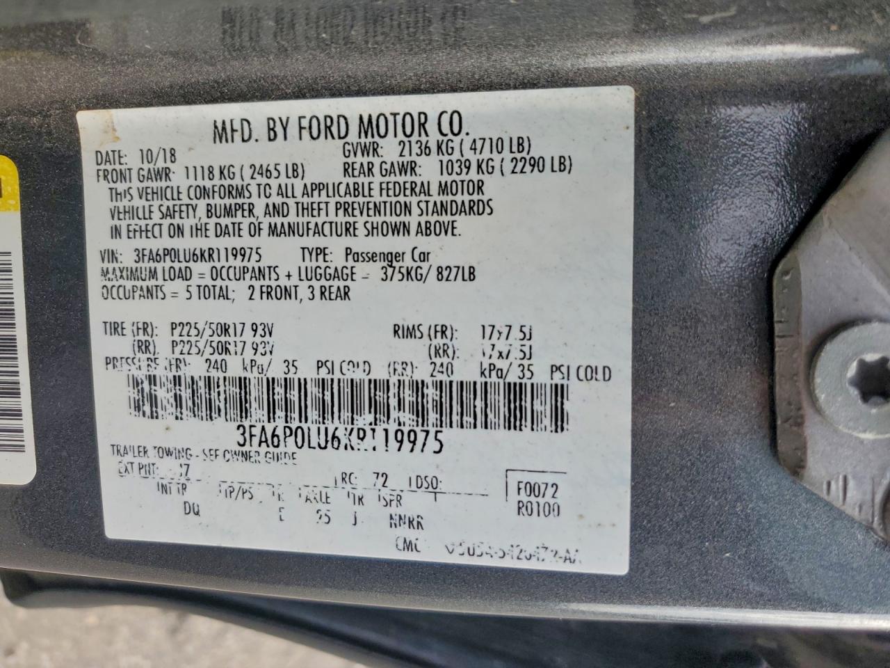 Ford Fusion Se Image 12