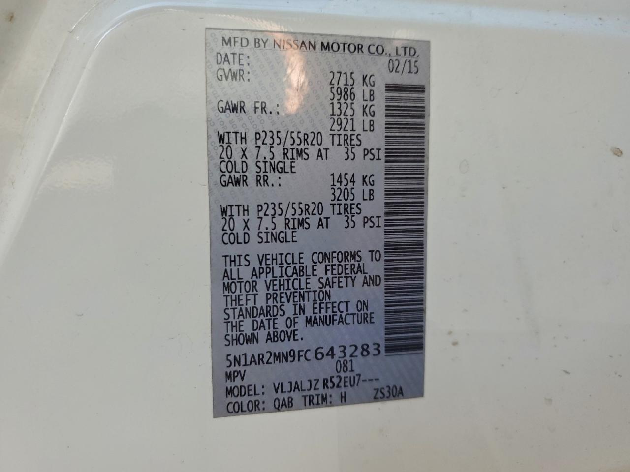 Nissan Pathfinder S Image 9