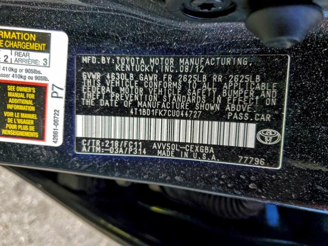 Toyota Camry Hybrid Image 9